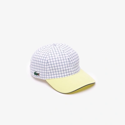 Lacoste Men's Hardwearing, Lightweight Tennis Cap - One Size In Yellow