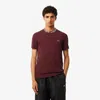 Lacoste Men's Lightweight Piqué Neck T-shirt - 4xl - 9 In Red