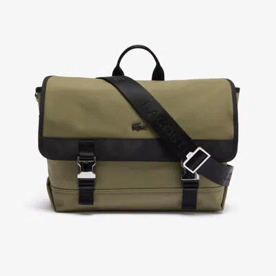 Lacoste Men's Kome Shoulder Bag With Ipad Pocket - One Size In Green