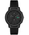 Lacoste Men's .12.12 Chrono Silicone Watch  - One Size In Black