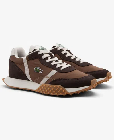 Lacoste L-spin Evo Low-top Sneakers In Brown
