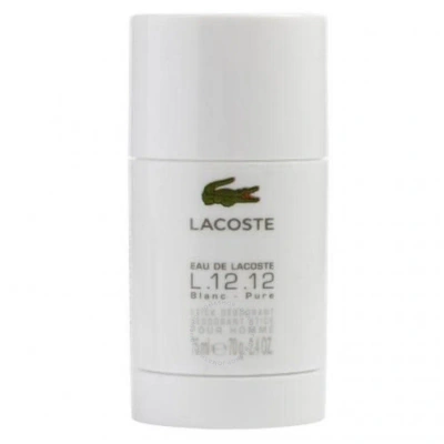 Lacoste Men's L.12.12 Blanc Deodorant Stick 2.5 oz Bath & Body 737052978420 In N/a