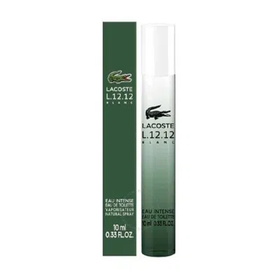 Lacoste Men's L.12.12. Blanc Eau Intense Edt Spray 0.33 oz Fragrances 3616303459925 In White