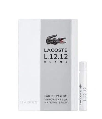 Lacoste Men's L.12.12 Blanc Edp Spray 1.2 ml Fragrances 3386460150002 In White