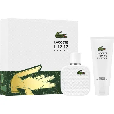 Lacoste Men's L.12.12 Blanc Gift Set Fragrances 3386460150187 In White