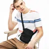 Lacoste Men's L.12.12 Branded Zippered Small Flat Bag - One Size In Black