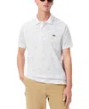 Lacoste Men's Classic Fit Flower Print L.12.12 Polo - Xl - 6 In 001 White