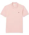 Lacoste Short Sleeved Slim Fit Polo Ph4012 In I17-strawberry Chine