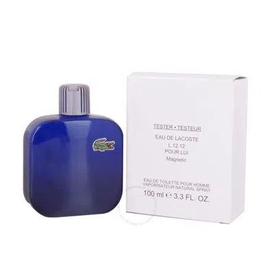 Lacoste Men's L.12.12 Pour Lui Magnetic Edt Spray 3.4 oz (tester) Fragrances 8005610266954 In White
