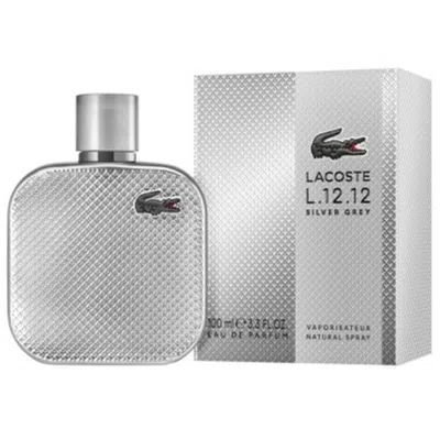 Lacoste Men's L.12.12 Silver Grey Edp Spray 3.4 oz (tester) Fragrances 3386460165907