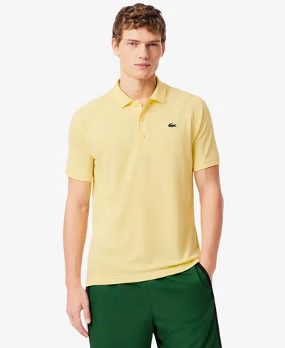 LACOSTE MEN'S LACOSTE BREATHABLE RUN-RESISTANT INTERLOCK POLO SHIRT
