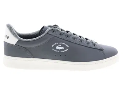 Pre-owned Lacoste Men's  Carnaby Set 224 2 Sma Sneakers In Dark Grey/off White