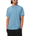 Lacoste Mens Classic Pique Polo In Blue