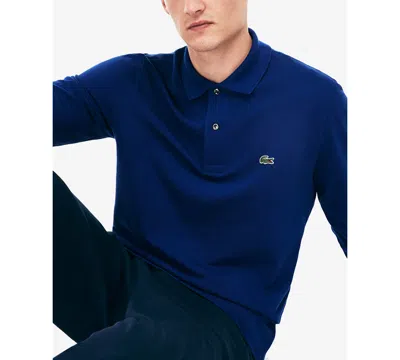 LACOSTE MEN'S LACOSTE CLASSIC FIT LONG-SLEEVE L.12.12 POLO SHIRT