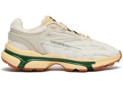 Pre-owned Lacoste Men's  L003 2k24 High Snobiety Sneakers In Off White/green