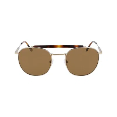 Lacoste Men's  L241s 714 Sunglasses In Gold
