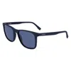 Lacoste Blue Acetate Sunglasses In Blue