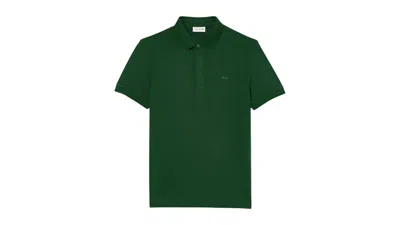 Pre-owned Lacoste Men's  Regular Fit Paris Stretch Pique Polo Shirt In Green