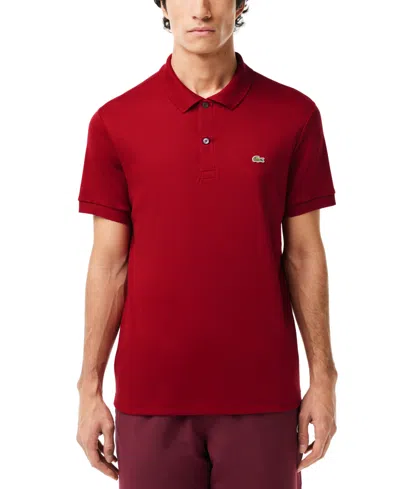 Lacoste Men's  Regular Fit Soft Touch Short Sleeve Polo In Ixx Ora
