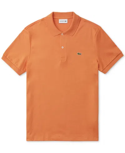 LACOSTE MEN'S LACOSTE REGULAR FIT SOFT TOUCH SHORT SLEEVE POLO