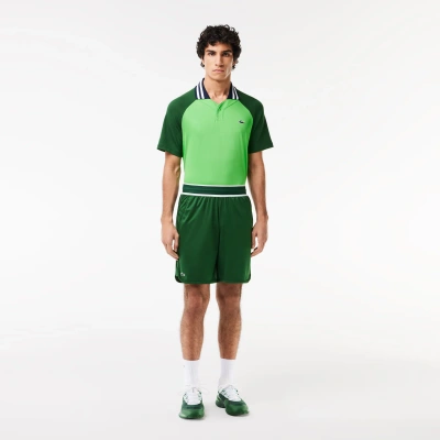 Lacoste Men's  Sport X Daniil Medvedev Tennis Shorts - L - 5 In Green