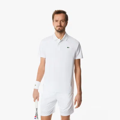 Lacoste Men's  Tennis X Daniil Medvedev Polo - 4xl - 9 In White