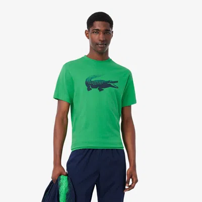 Lacoste Men's  Tennis X Daniil Medvedev T-shirt - Xl - 6 In Green