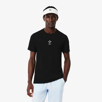 Lacoste Men's  Tennis X Daniil Medvedev Ultra Dry T-shirt - Xl - 6 In Black