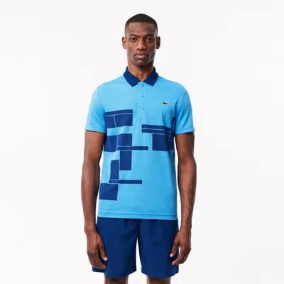 Lacoste X Novak Djokovic Polo Shirt In Blue