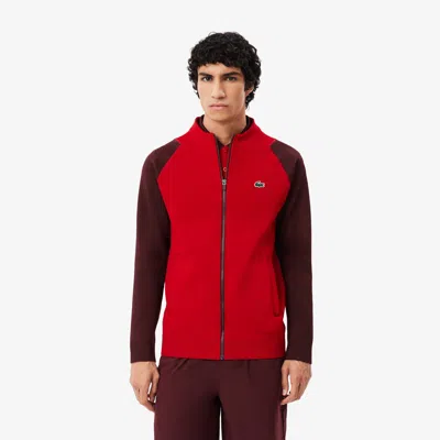 Lacoste Men's  Tennis X Novak Djokovic Jacket - Xl - 6 In Red