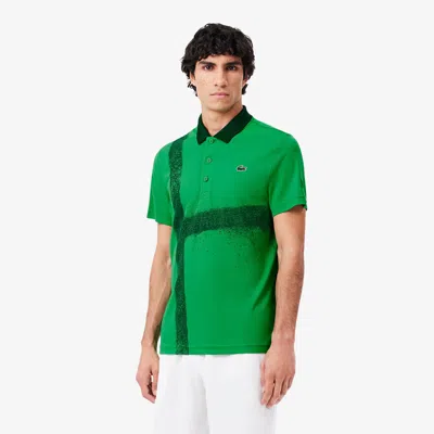 Lacoste Men's  Tennis X Novak Djokovic Polo - S - 3 In Green