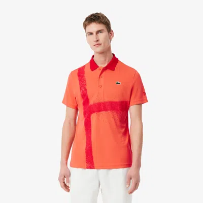 Lacoste Men's  Tennis X Novak Djokovic Polo - Xl - 6 In Red