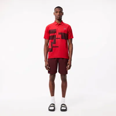 Lacoste Men's  Tennis X Novak Djokovic Shorts - Xxl - 7 In Red