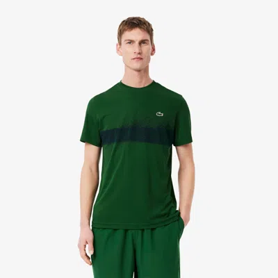 Lacoste Men's  Tennis X Novak Djokovic T-shirt - S - 3 In Green