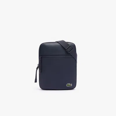 Lacoste Men's Medium Lcst Piqué Satchel - One Size In Blue