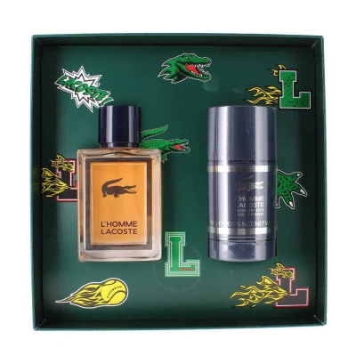 Lacoste Men's L'homme 2pc Gift Set Fragrances 3616303452674 In White