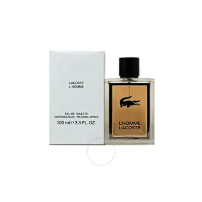 Lacoste Men's L'homme Edt Spray 3.4 oz (tester) Fragrances 8005610522678 In White