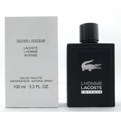 Lacoste Men's L'homme L'intense Edt Spray 3.4 oz (tester) Fragrances 3614227366275 In Black