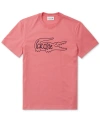 LACOSTE MEN'S LIFESTYLE CREWNECK LOGO GRAPHIC T-SHIRT, CREATED FOR MACY'S