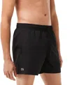 Lacoste Light Quick Dry Swim Shorts Mh6270 In Black