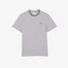 Lacoste Men's Lightweight Piqué Neck T-shirt - 3xl - 8 In Grey