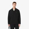 Lacoste Men's Lightweight Relaxed Fit Perforated Shirt - 16½ - 42 In Black
