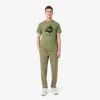 Lacoste Embroidered-logo Track Pants In Green