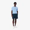 Lacoste Men's Lightweight Textured Shorts - S - 3 In Blue