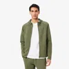 Lacoste Tennis Ventilated Zip Hoodie In Green