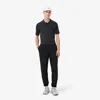 Lacoste Men's Lightweight Water-repellent Sweatpants - L - 5 In Black
