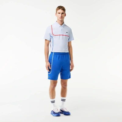 Lacoste Lightweight Unlined Tennis Shorts - 3xl - 8 In Blue
