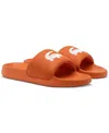 Lacoste Men's Logo Serve Slides 1.0 In Orange,white