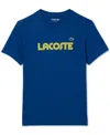 Lacoste Men's Ultra Dry Cotton Logo Sport T-shirt - 4xl - 9 In Idh - Globe