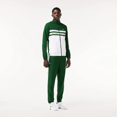 Lacoste Sportsuit Tennis Tracksuit - 3xl - 8 In Green